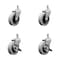 Service Caster 9T28L2 FG9T28L20000 Rubbermaid Audio Visual Cart Replacement Caster Kit, 4PK RUB-SCC-GR05S310-TPRS-716178-2-SLB-2 - alternate 1